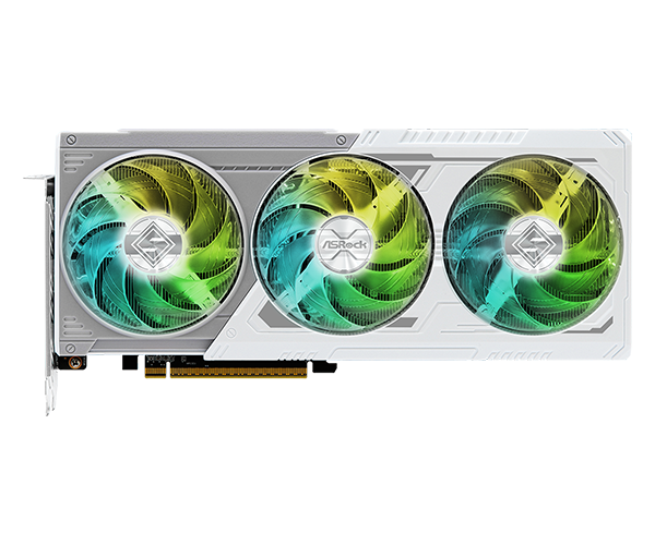 Asrock Radeon RX 9060 XT Steel Legend OC 16GB GDDR6 WHITE view 2